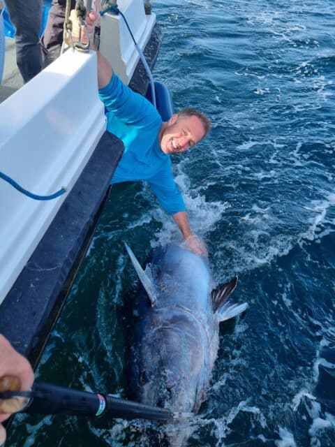 The bluefin action continued in Donegal Bay